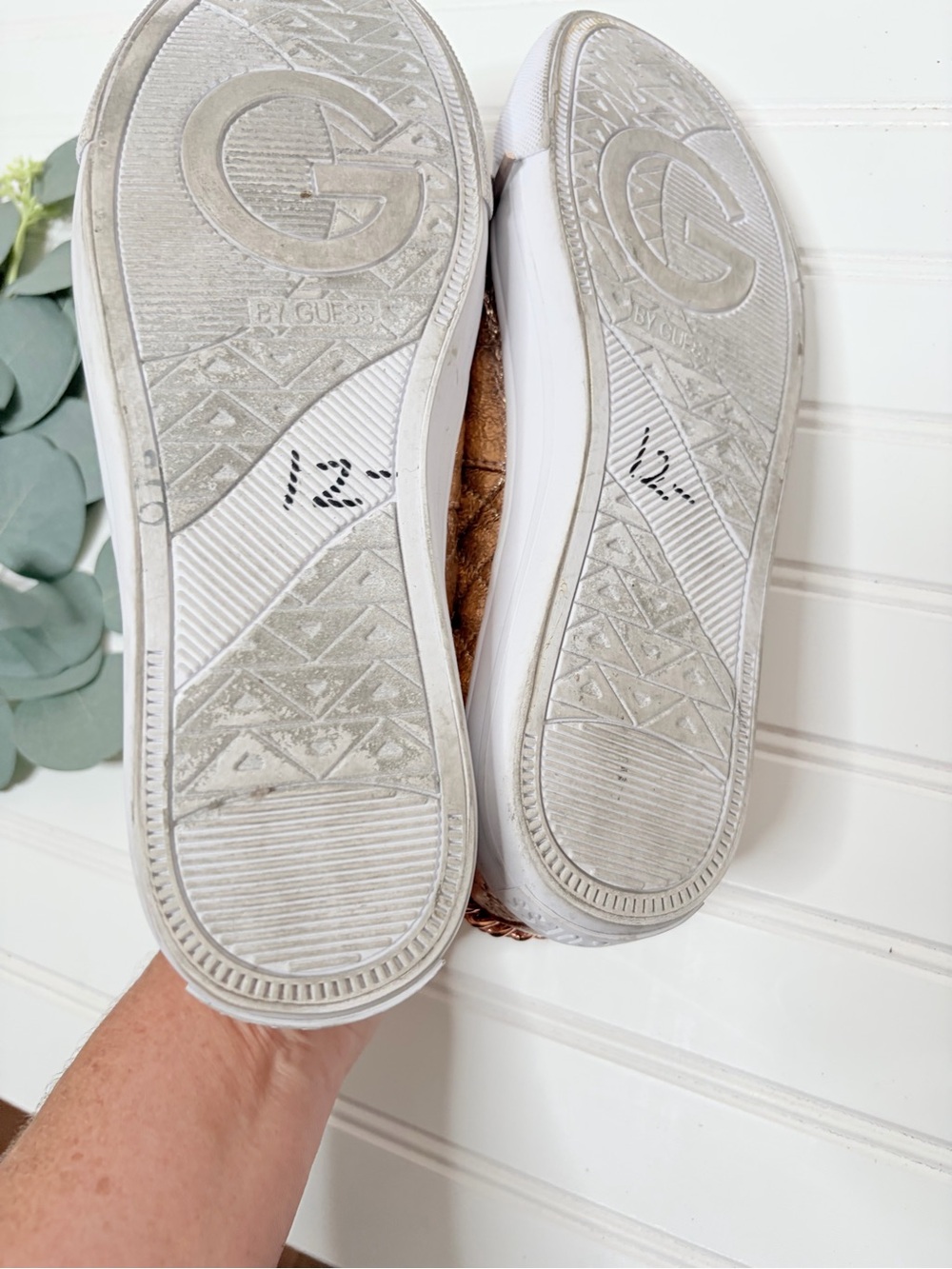 G by Guess Backerett Rose Gold Sneakers - Picture 9 of 12
